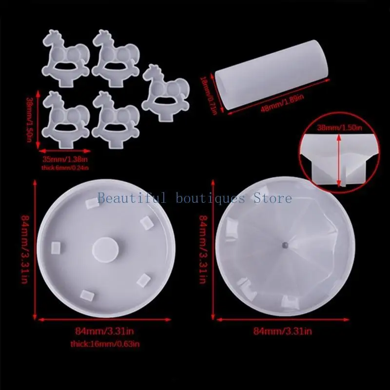 U4LF Carousel Horse Morn