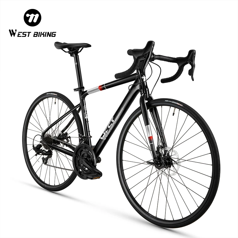

WEST BIKING Lightweight Road Bike Adults Fashion Comfortable Road Bicycle Aluminum Alloy Body Cycling Road Bike