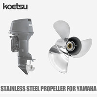 KOETSU Stainless Steel Propeller - For YAMAHA Outboard Engines 2-Stroke 4-Stroke 9.9-300 HP