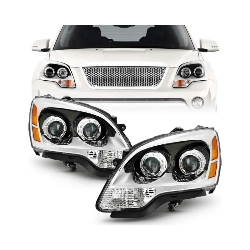 

1 Pair Headlight Head Light Turn Signal Light for GMC Acadia 2007 2008 2009 2010 2011 2012