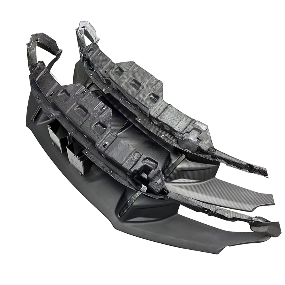 Кузов автомобиля, передний и задний бампер в сборе, хвостовые крылья для Lamborghini Huracan STO, замена, обновление OEM, комплект из сухого углерода 2020-2022 Кузов автомобиля, передний и задний бампер в сборе, хвостовые крылья для Lamborghini Huracan STO, замена, обновление OEM, комплект из сухого углерода 2020-2022