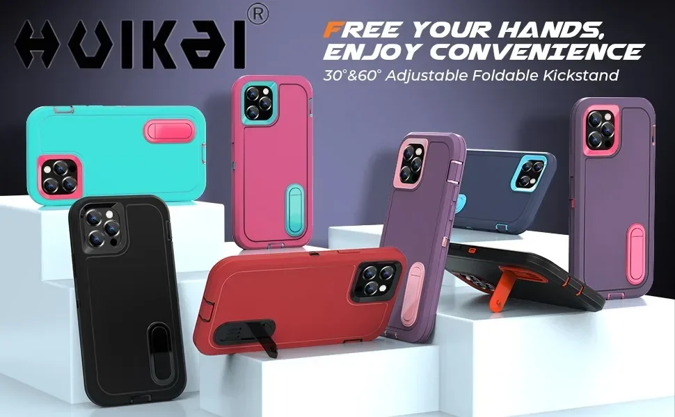 Hülle für iPhone 18 Pro Max 17e 17 Pro Max 16 Pro 15 14, robuste Stoßdämpfung, vollständiger Körperschutz, Silikon-Gummi-Cover – Detail 3