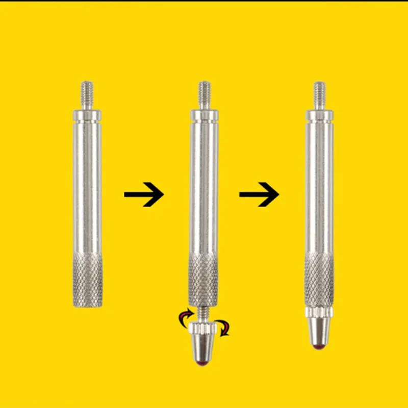 Universal M2.5 dial gauge, micrometer probe, extension rod, dial gauge connecting rod, CNC machine center accessories