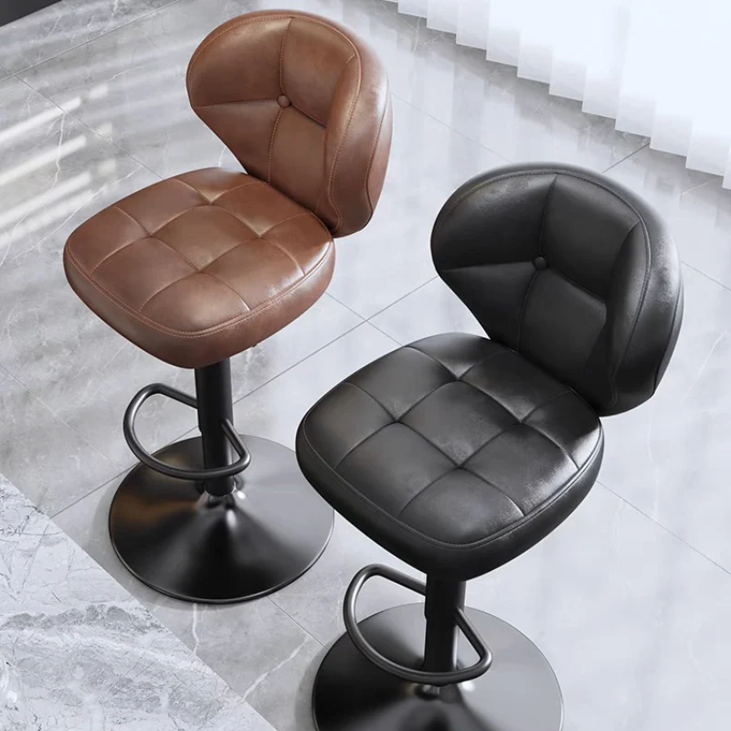 Bar Stools Luxury Chairs For Living Room High Chair Modern Adjustable Beauty Salon Design Antique Furniture Nordic Mid-century