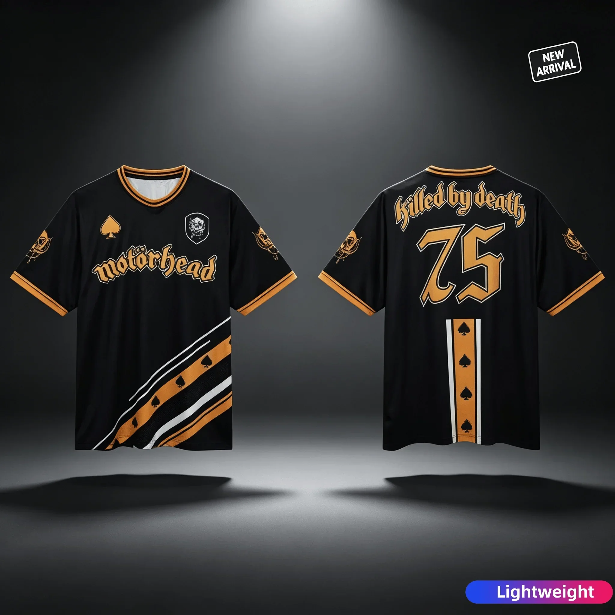 2026 Motorhead Heavy Metal Band Theme Concept 3D Printed Football Suit Street Leisure Breathable Parent Child Dressing