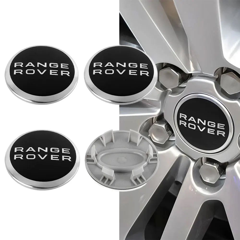 4Pcs 62mm 63mm Car Wheel Center Caps Range Rover Logo Emblem Rims Cover Hub Caps For RANGE ROVER Sport L322 L320 Accessories