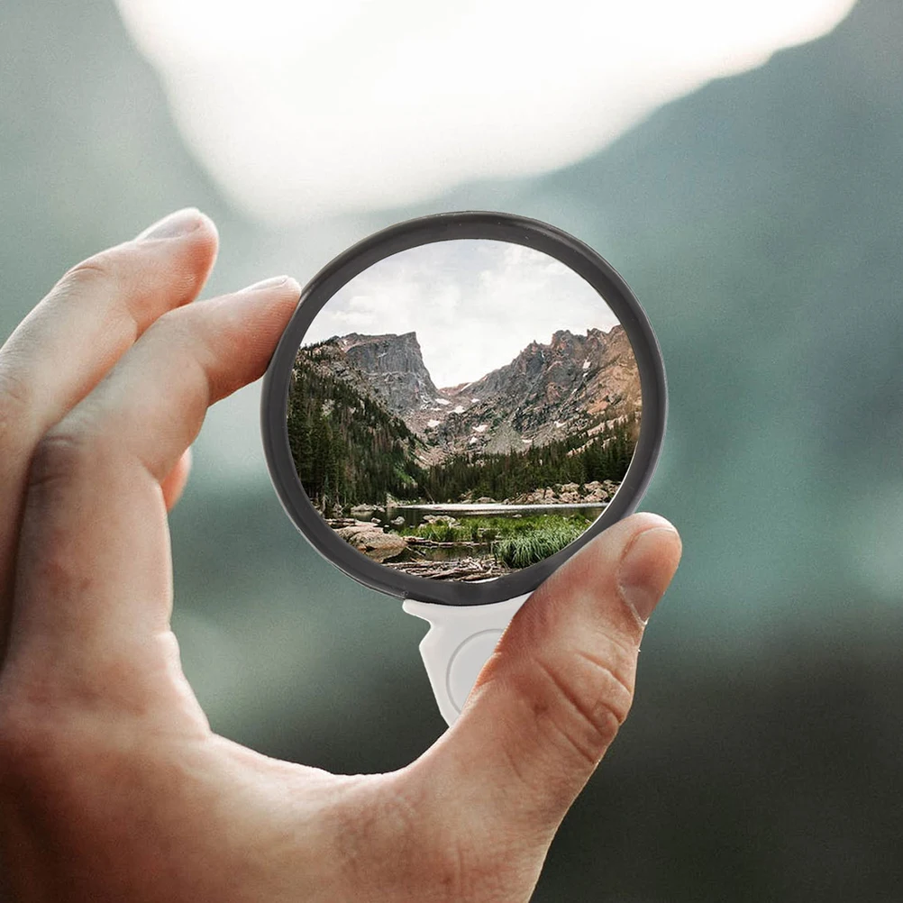 

2pcs Outdoor Hanging Magnifying Glass Lanyard Portable Magnifier Pendant For Jewelry Watching Lightweight Durable