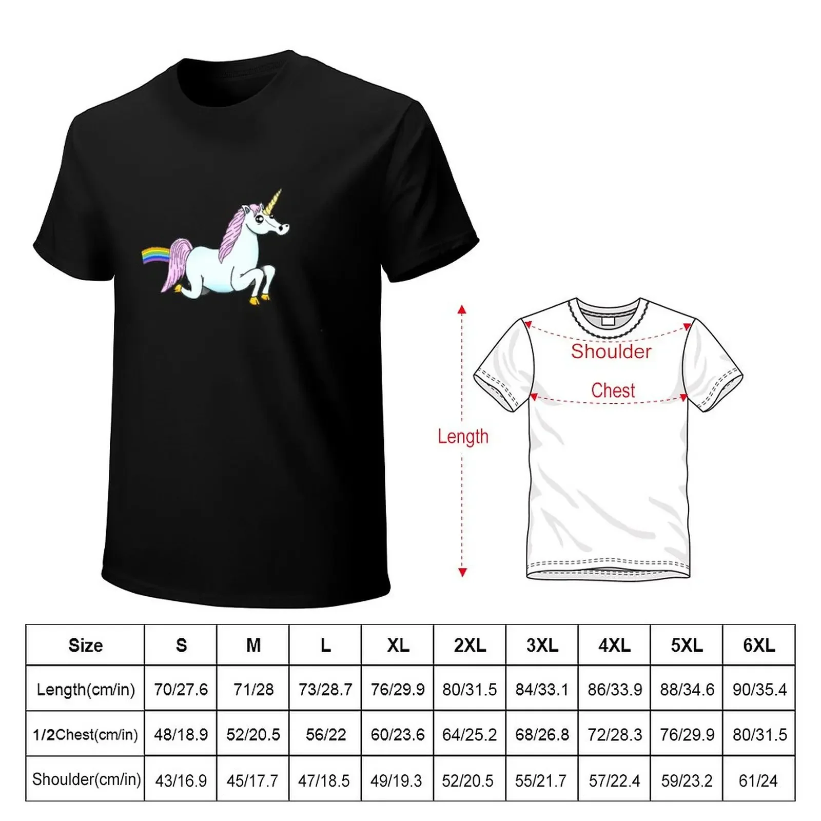 and it is propelled thanks to the rainbow that comes out of the butt. This unicorn has a dream face T-Shirt