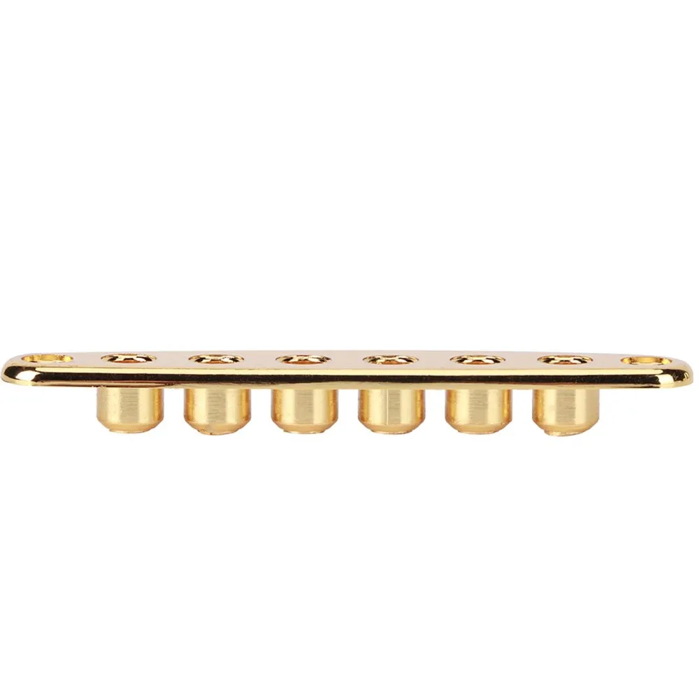 Metal ​Guitar String Through Plate​ ​With Mounting Screws​ ​​Thru Body ​Bridge String Ferrules