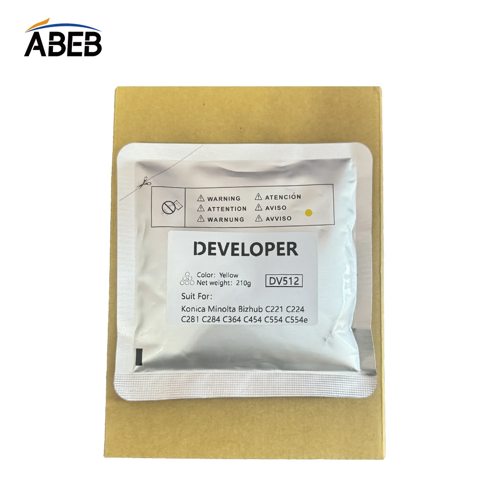 4PCS/1Set DV512 Developer Powder For Konica Minolta Bizhub C221