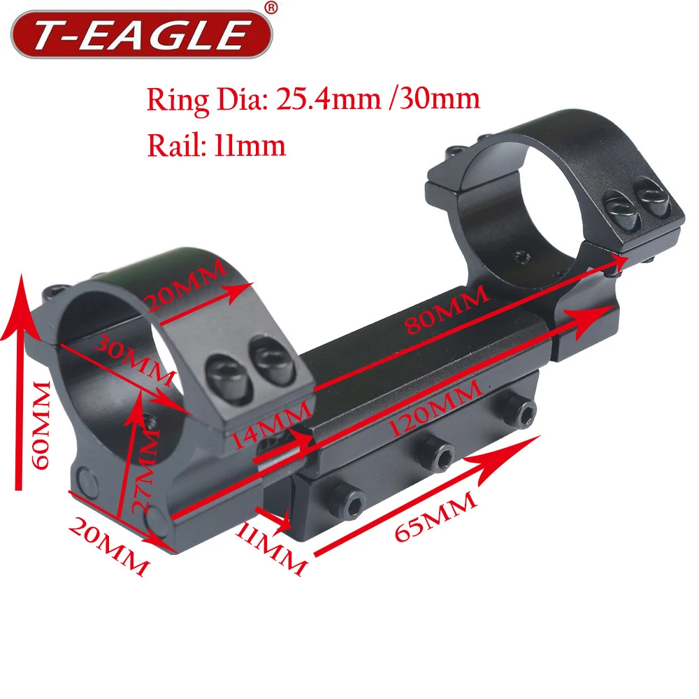 T-Eagle 5088 spring mount for rifle scope picatinny  dovetail 25.4-30mm pipe diameter gun accessories