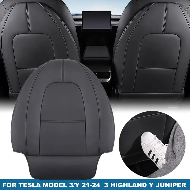 Rückenlehnen-Schutzmatte für Tesla Model 3/Y 21-24 Rückenlehnen-Antikick-Pad Model 3 Highland Model Y Juniper Auto-Zubehör – Detail 1