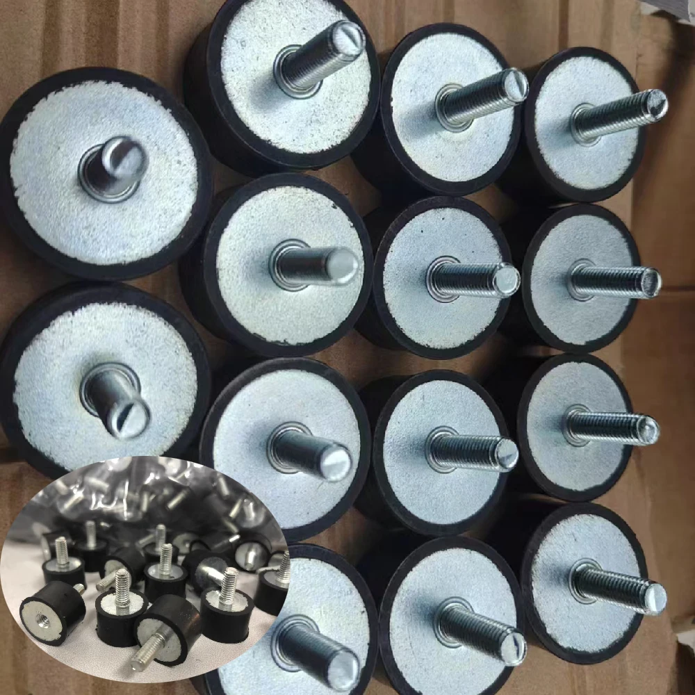 2/4/8pcs VD-Type Rubber Shock Absorber M3 M4 M5 M6 M8 M10 Crash Pad Male - Female Thread Damper Anti Vibration Isolation Mount