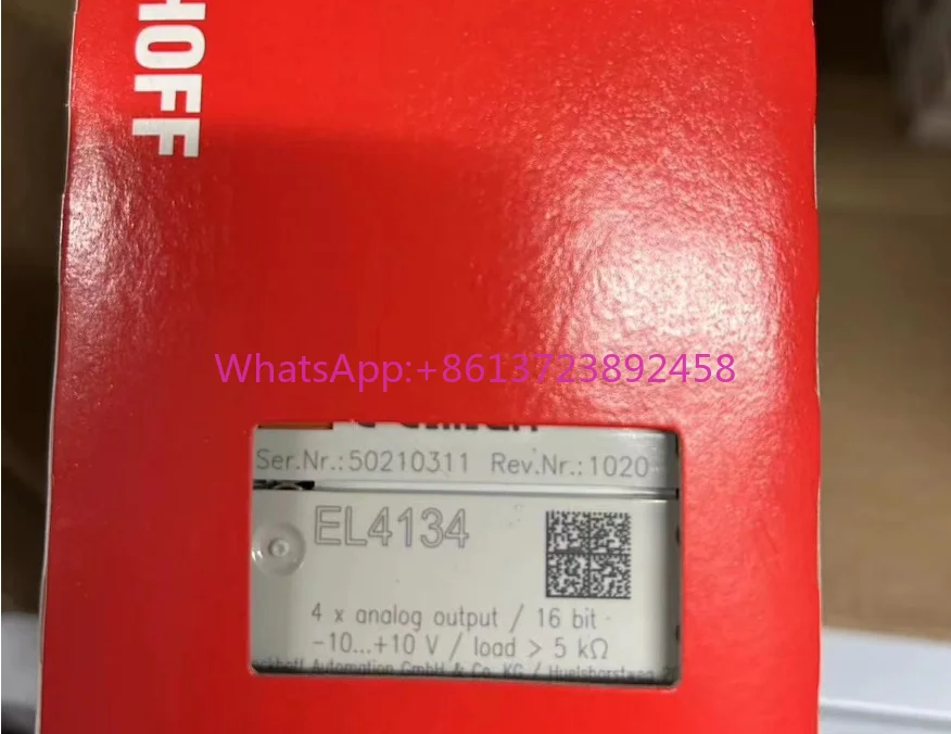 

BECKHOFF New German PLC Beckhoff Module EL4134 EL4104 SF Express Free Shipping, Negotiated Sale