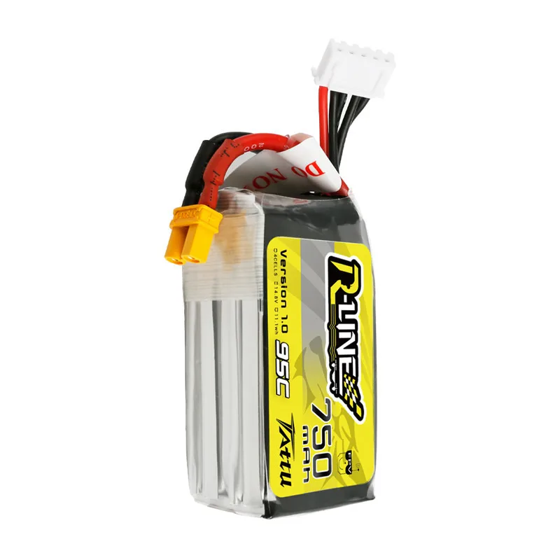 Batería LiPo 4S 750mAh 95C TATTU R-LINE para FPV Racing Quadcopter XT30 - imagen 4