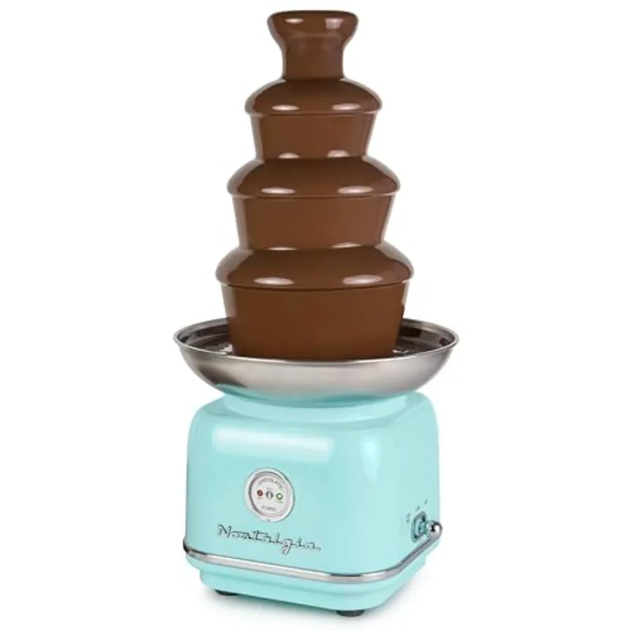 Máquina Eléctrica de Chocolate Fundido Nostalgia para Fiestas - Funde Queso, Dulces y Licores - Para Bañar Fresas y Más