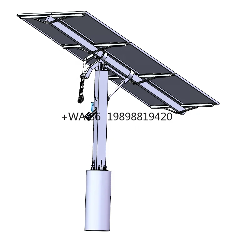 

4-12 солнечных панелей, двухосевая система слежения