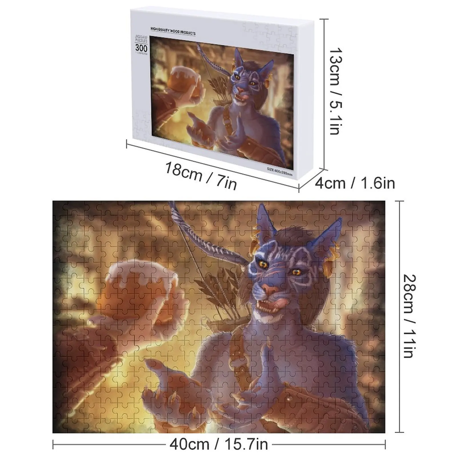 Inigo Wants A Sweetroll بازل قطع رواية لعب للأطفال 2022 لعبة شخصية اسم خشبي لغز شخصي مخصص