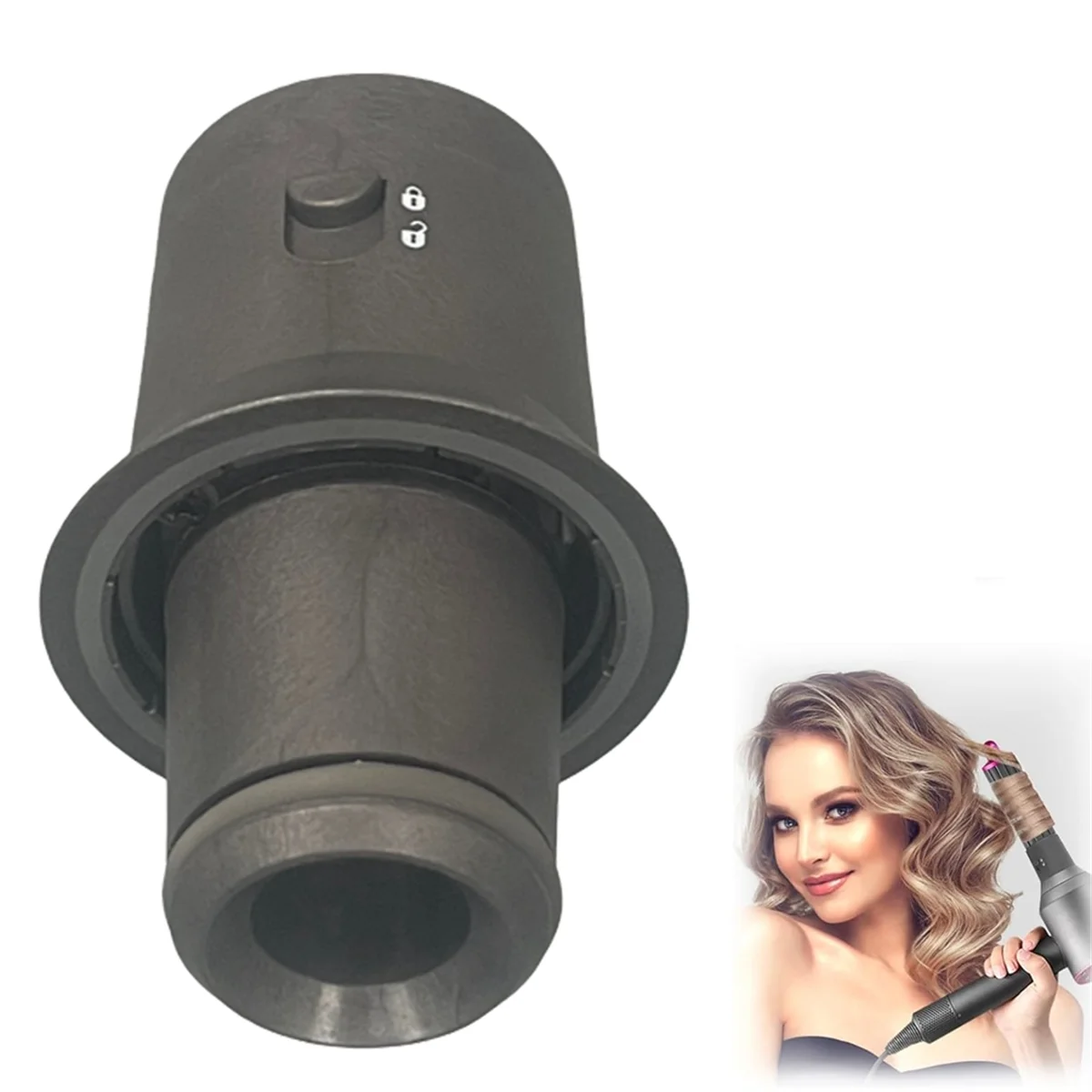 Replacement Adapter for Dyson HD16 HD15 HD12 HD08 Hair Dryer to Curling Iron Adapter Household Curling Iron Attachment