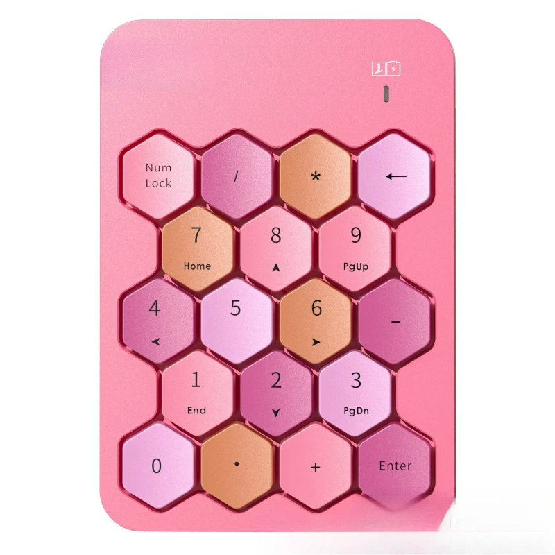 Financial accounting keyboard Girls high-value honeycomb digital soft keypad