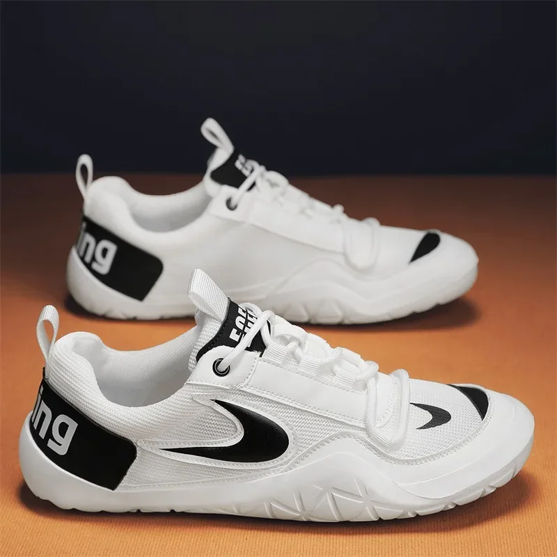 

Pop Shoes For Men Sneakers Fashion Lightweight Breathable Mesh Running Shoes Outdoor Casual Sports Shoe Male White Flat Footwear