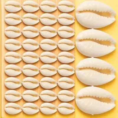 

100Pcs DIY Shell Beads Vase Filling Nautical Decoration Crafts Accessory Shell Beads for Crafting DIY Home Decoration