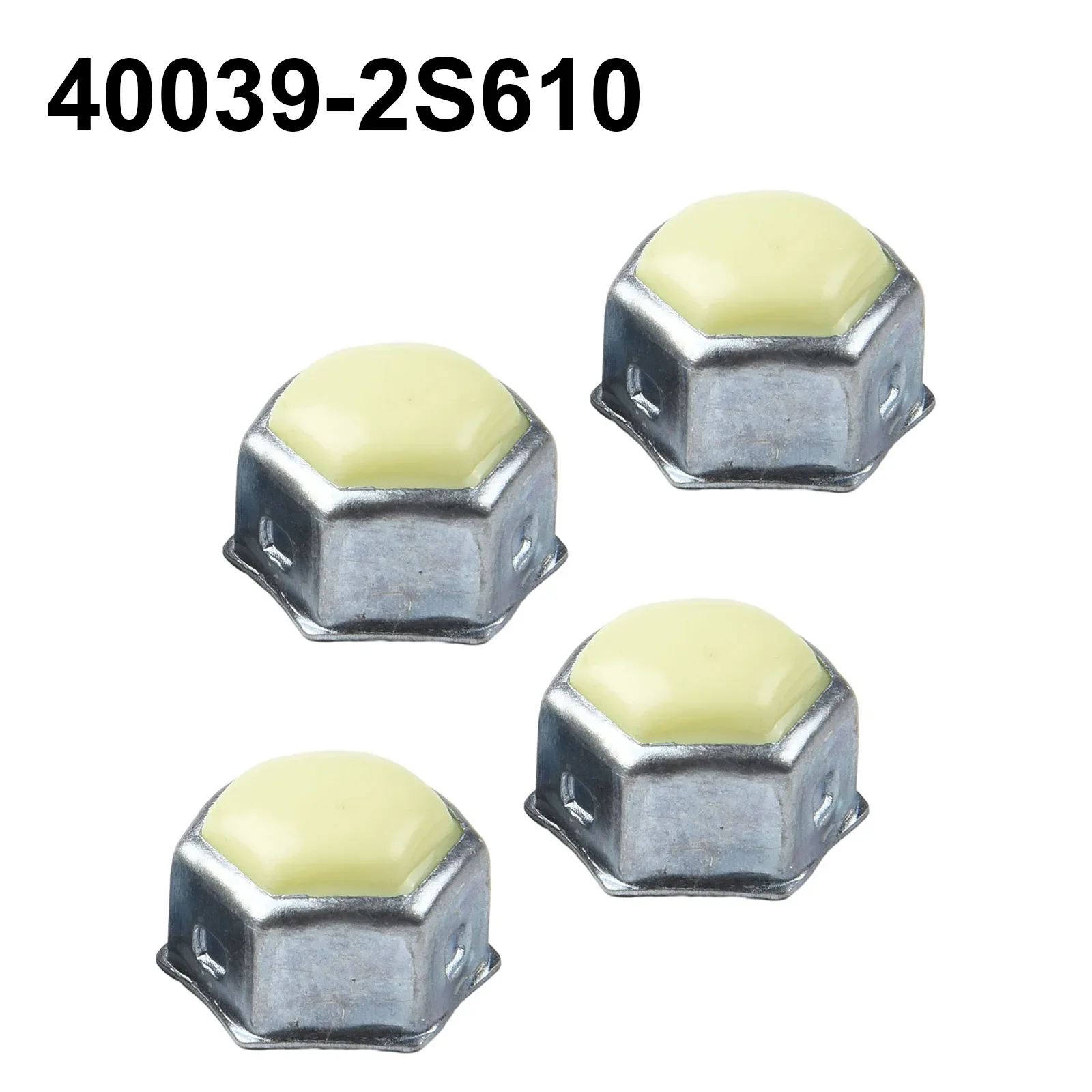 Durable Car Accessories Steering Stop Nut Bolt Cap Plastic Plug-and-play Silver 40039-2S610 For Nissan Navara D22