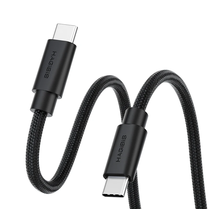 Hagibis USB C auf USB C-Kabel USB 4 Vollfunktionskabel 80 Gbit/s 240 W Schnellladung 8K-Videokabel für Thunderbolt 5 iPhone 17 Pro