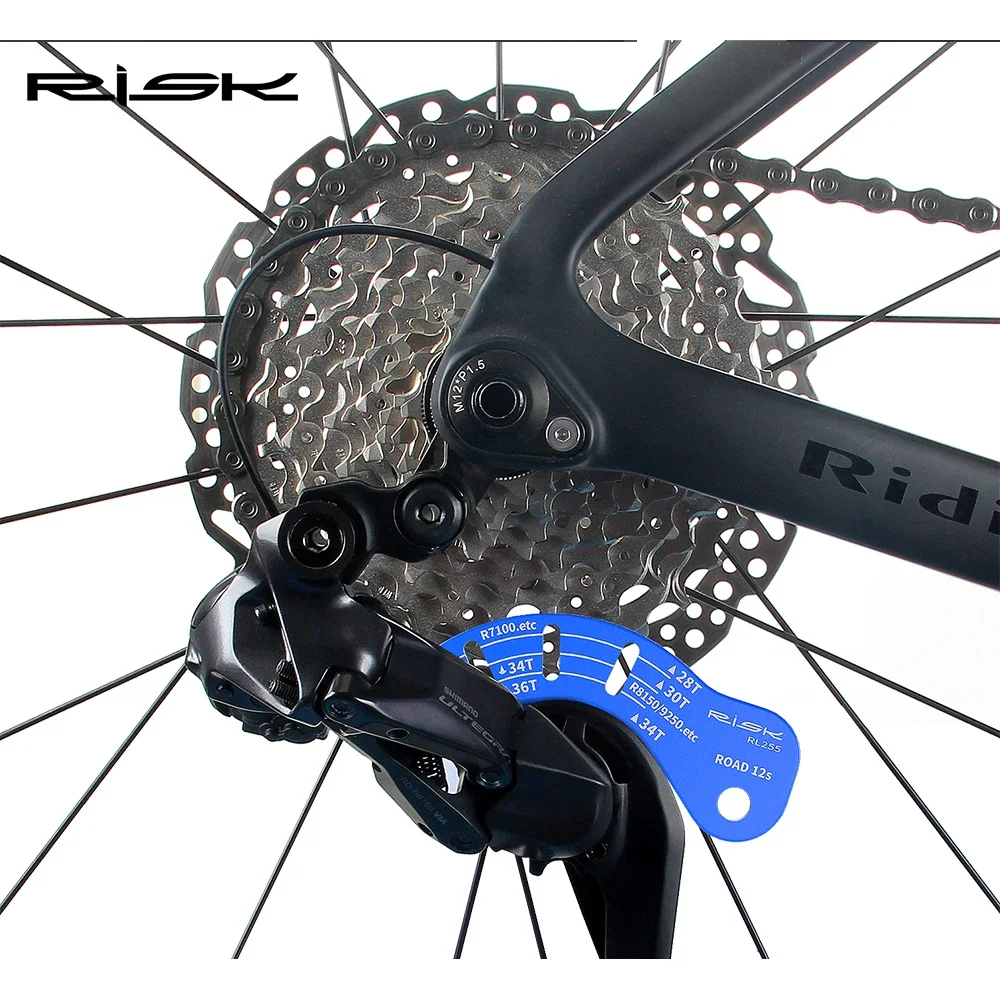 Road Bike 12T Electric Rear Derailleur Adjuster Adjustment Gauge Guide Tool Chain Gap Tool For shimano R7100 R7150 RX820 R8150