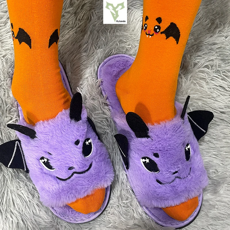 5/10/20 Pairs Cotton Socks for Men Women Halloween Pumpkin Bat Cartoon Socks Pumpkin Funny Socks for Men and Women