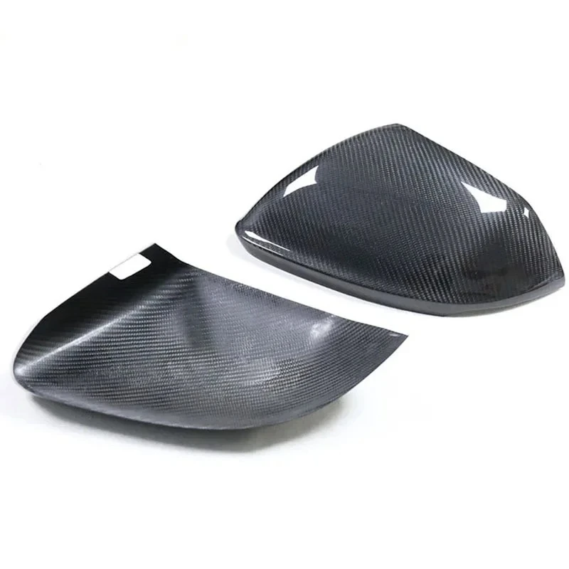 

For AUDI Q8/RS Real Dry Carbon Fiber Exterior Decoration Black Rearview Mirror Cover Body Kit Modification Accessories
