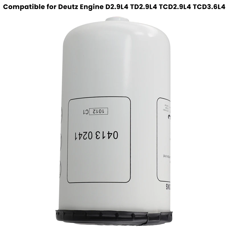 Fuel Filter 04130241 413-0241 Compatible For Deutz Engine D2.9L4 TD2.9L4 TCD2.9L4 TCD3.6L4 Replacement