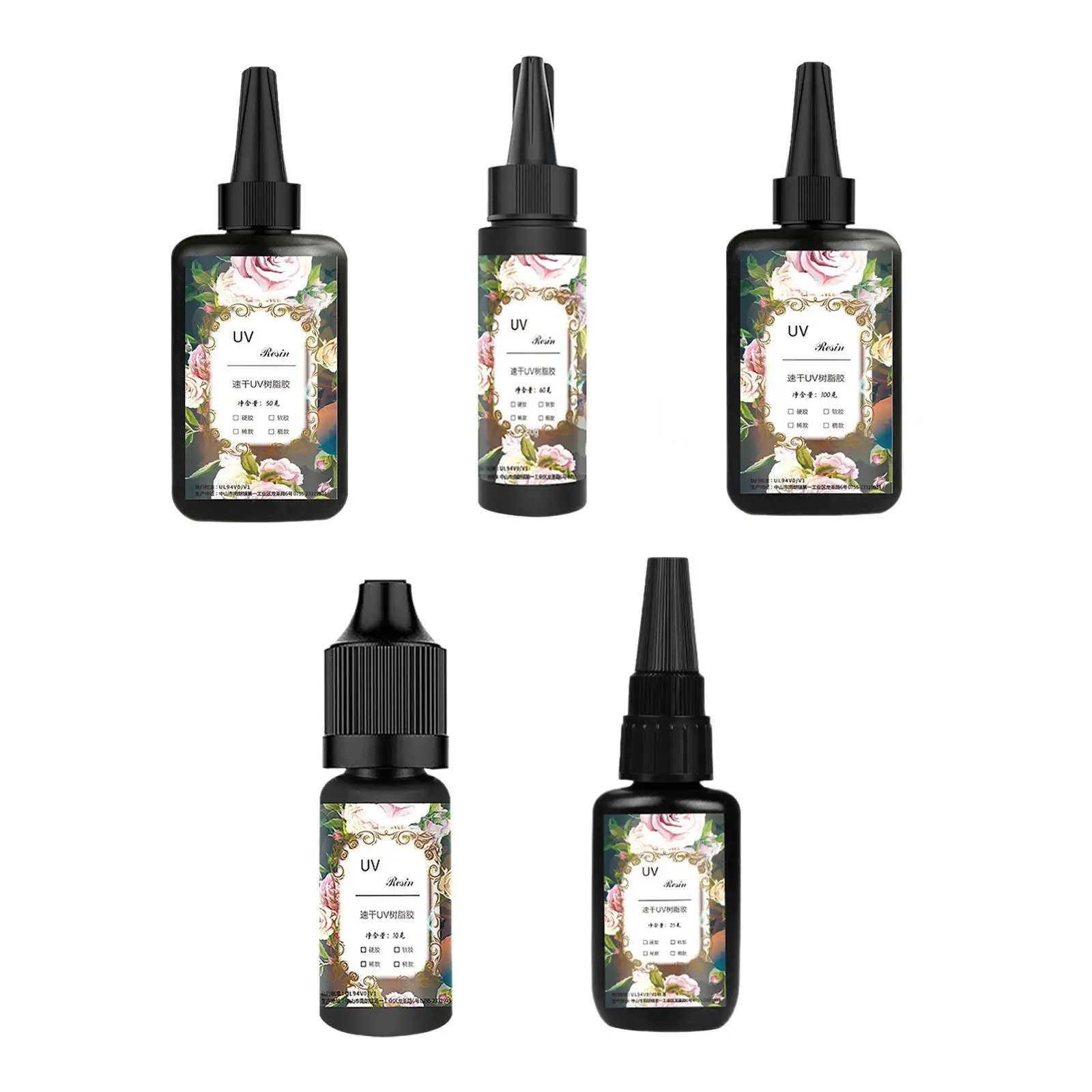 Hard Transparent Epoxy Resin Fast Curing High Gloss Craft Material for DIY Jewelry Making and Earring Accessories