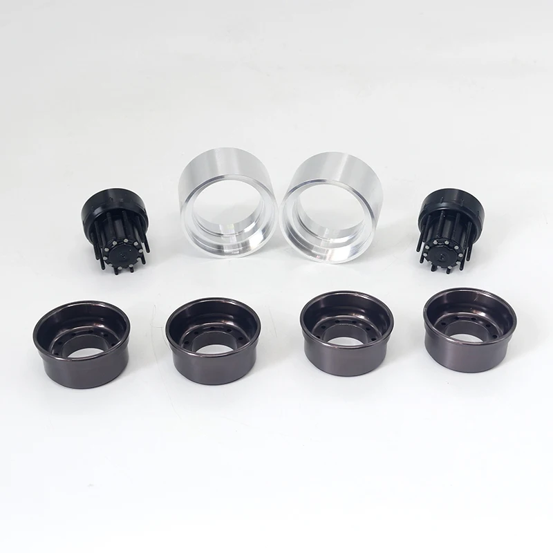 

Jdm 1Pair Metal Rear Double Wheel Hub Spare Parts For Diy 1/14 Tamiyaya RC Tractor Truck Toucan Controlled Toys Car Th20360-Smt8