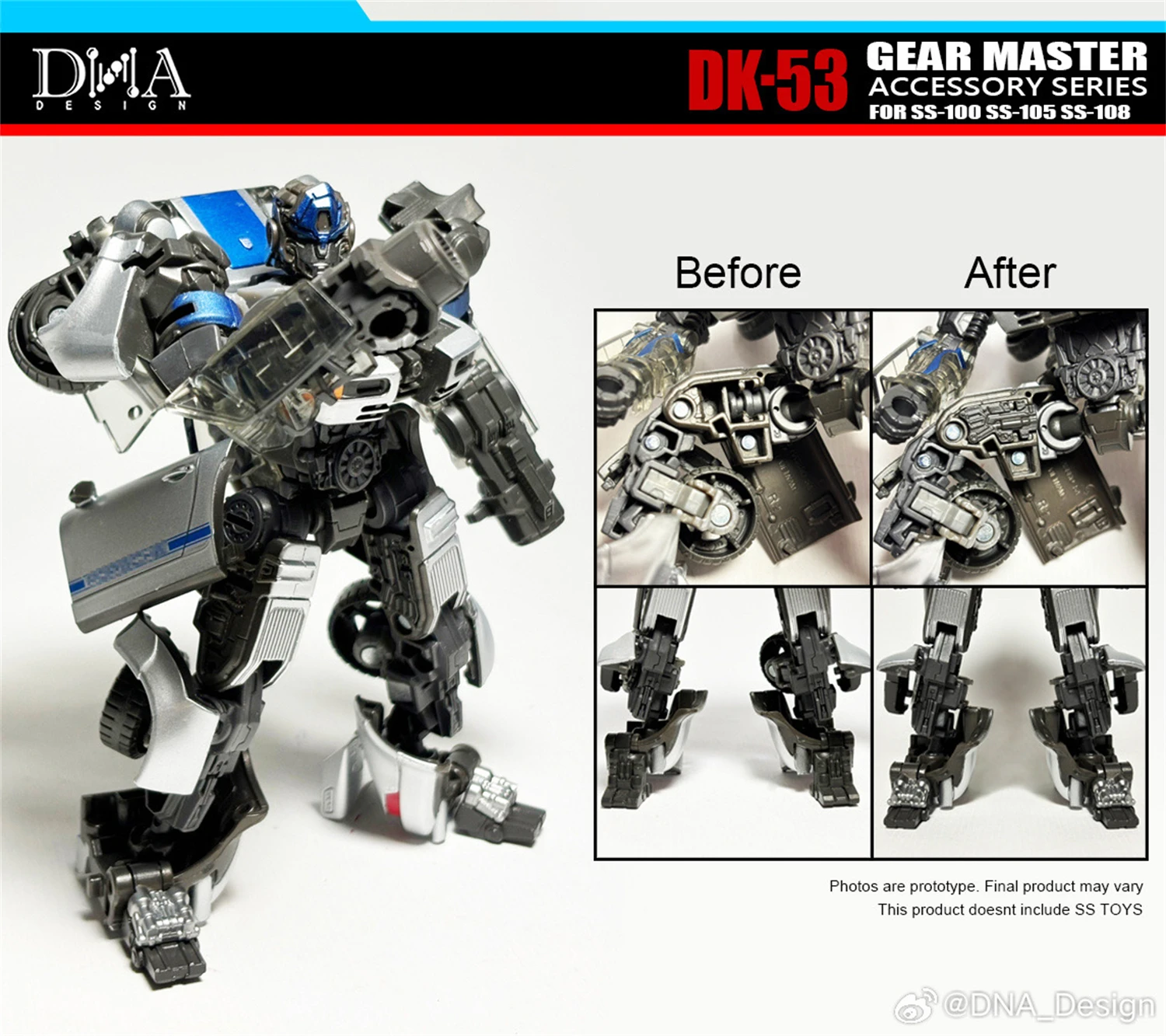 WITH BONUS】Original IN STOCK DNA DK-53 DK53 Upgrade Kit For SS105