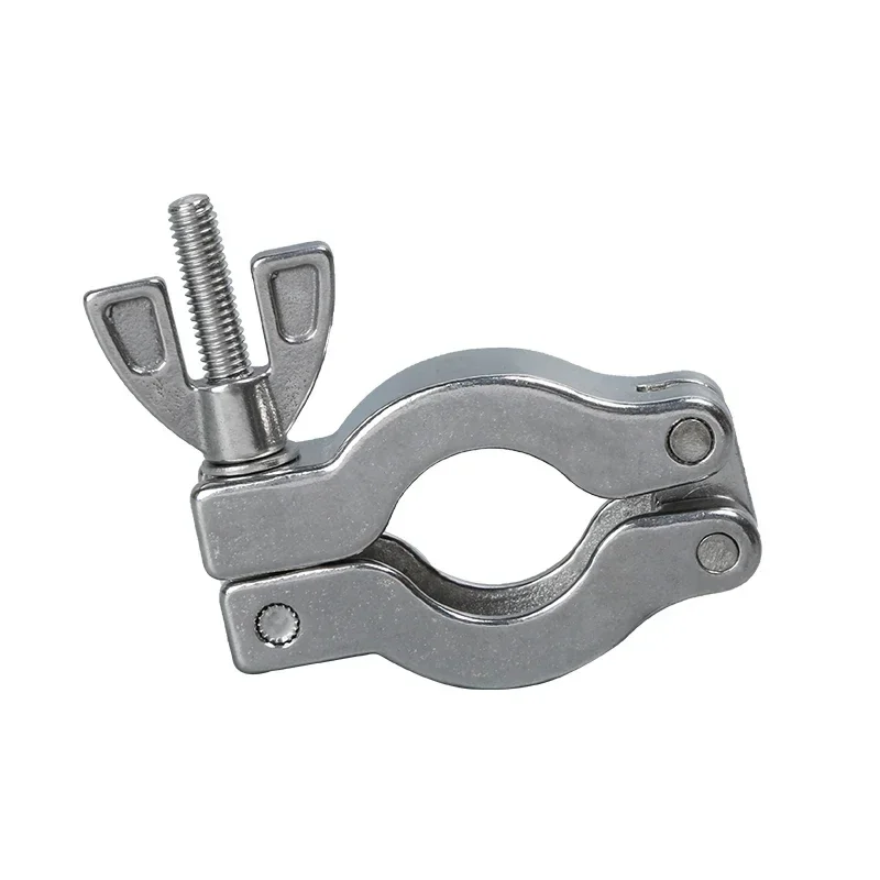 Vacuum Clamp 304 Stainless Steel Quick Installation Vacuum Clamp Aluminum Alloy Buckle Vacuum Sealing Ring Bracket KF16/25/40/50