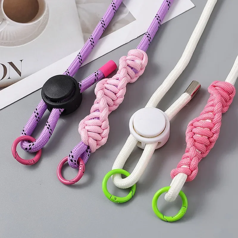 Universal Adjustable Phone Lanyard Crossbody Strap Anti-Loss Outdoor Shoulder Phone Strap Accessory Fashionable 0.8x120cm