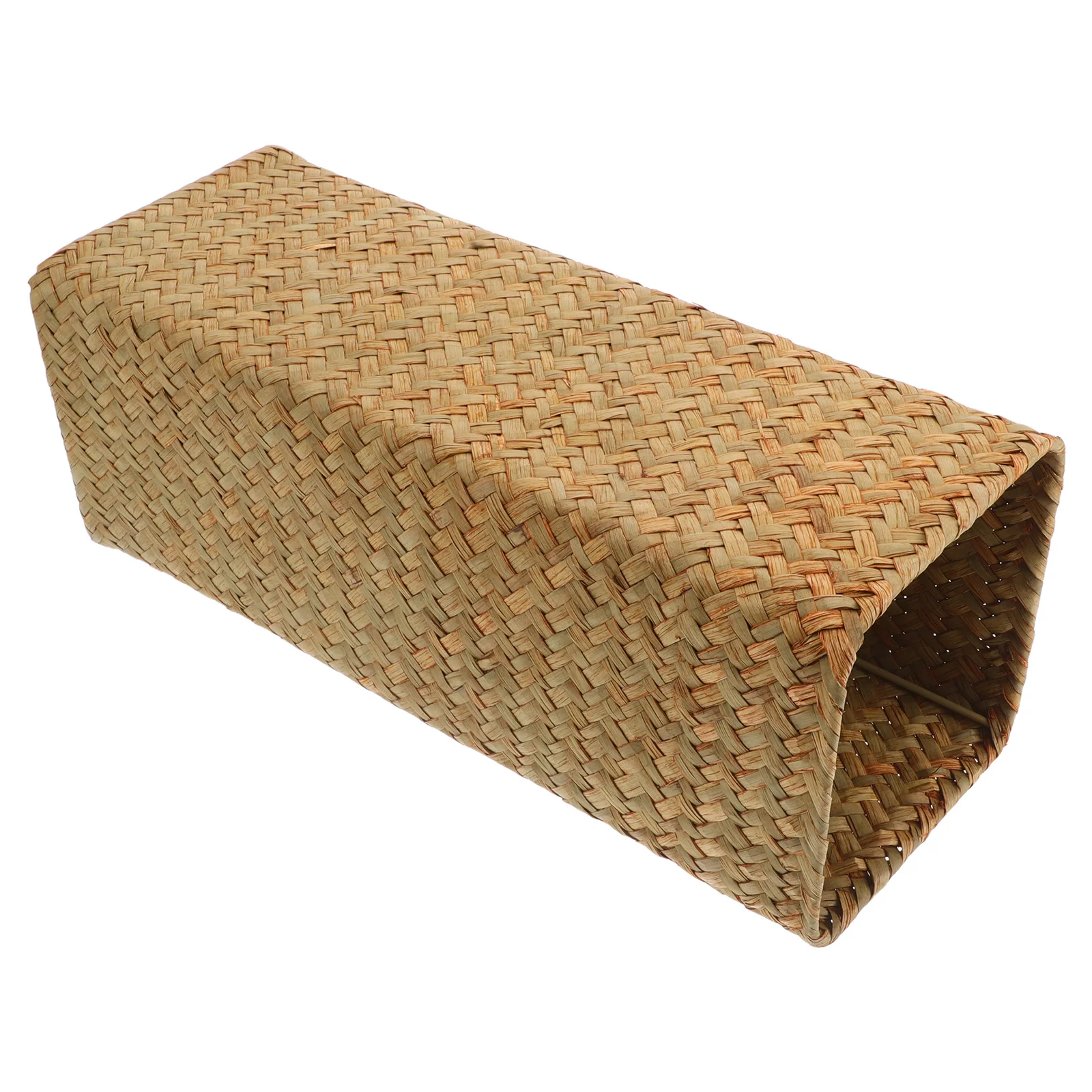 

Braided Woven Vase Tall Brown Holder for Dried Flowers Office Desktop Plant Basket Flower Arrangement Pot Decorative Home