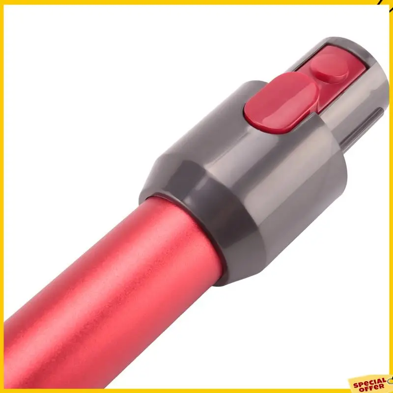 A24P 2X أنبوب عصا تمديد سريع الإصدار لدايسون V7 V8 V10 V11 قطع غيار المكنسة الكهربائية المحمولة باللون الأحمر
