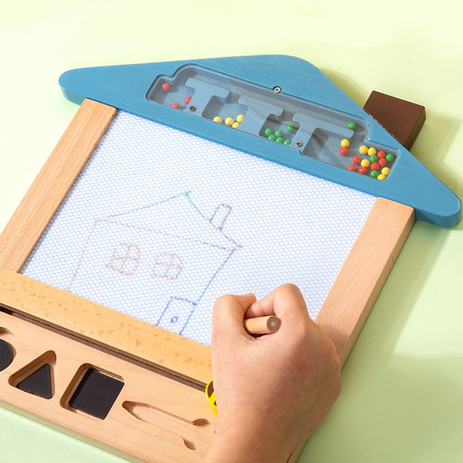 Magnetic DIY Drawing Board Montessori Educational Learning Painting Toys For Kid Boys and Girls Early education