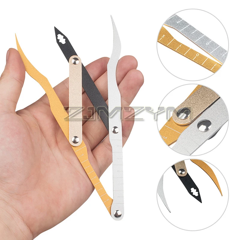 الحاجب موقف حاكم الحاجب النسبة الذهبية الحاجب حاكم تجميل دائم Microblading الحاجب التوازن تحديد المواقع أداة قياس