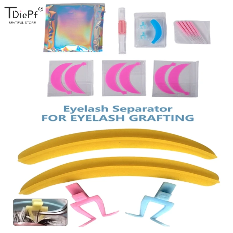 Eyelash Separator For Eyelash Extension Efficient aid Silicone Pads For Eyelash Grafting For Beginners Professional Makeup Tool