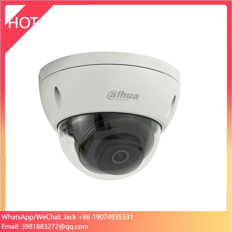 IPC-HDBW2831E-S-S2 Telecamera IP dome nera da 8 MP IP67 Custodia metallica impermeabile Telecamera IR 30 m Starlight IP POE