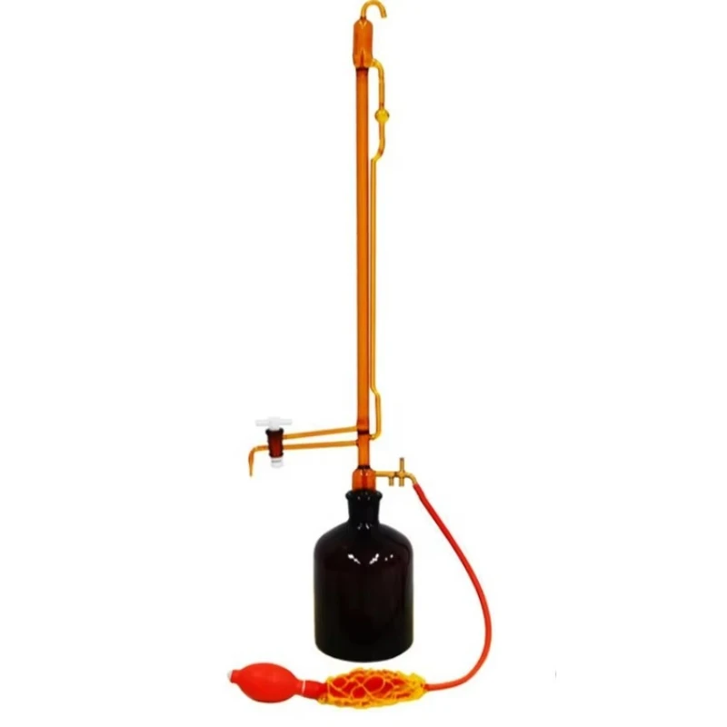 

Laboratory 50ml amber glass automatic burette ball