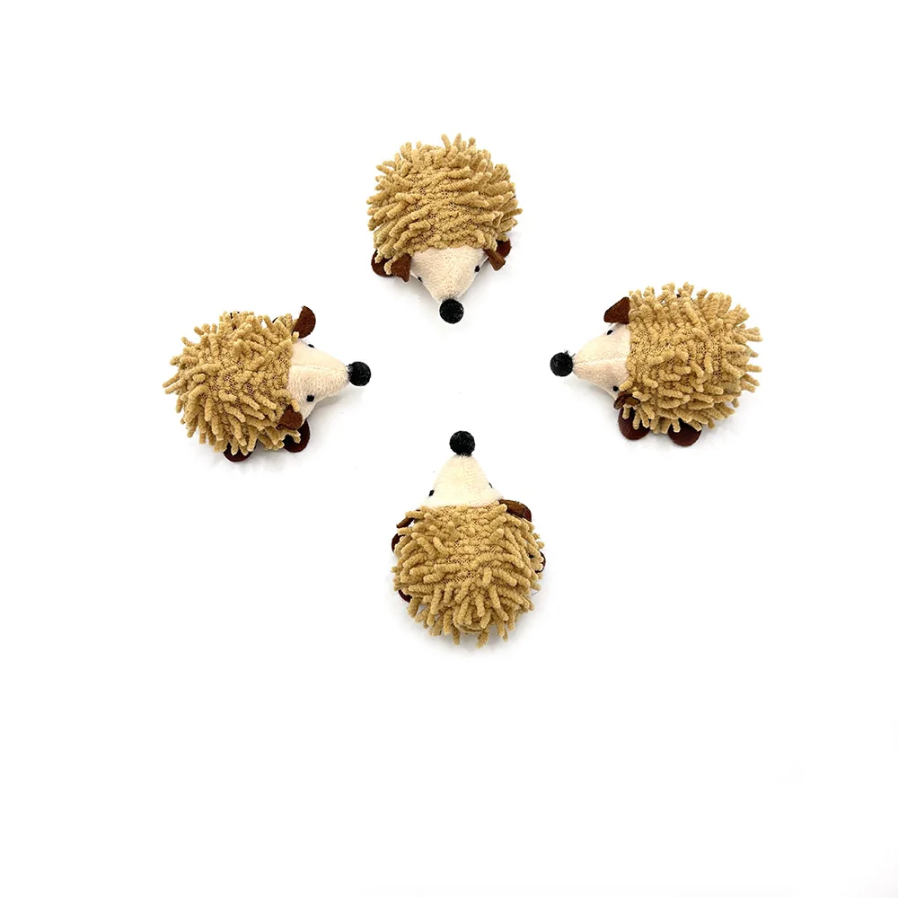 Plüsch-Katzenspielzeug, Katzen-Kauspielzeug in Igel-Form, Plüsch-Katzenspielzeug, Katzen-Kickspielzeug zur Zahnreinigung und zum Spielen in Innenräumen. – Detail 4