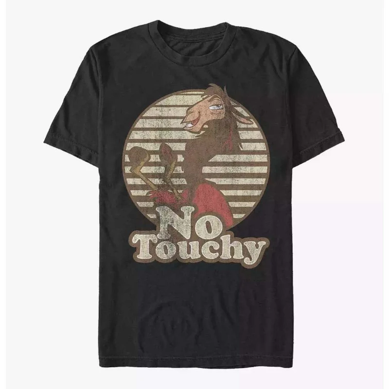 

Disney Retro Disney Emperor's New Dance Print Fashion T-Shirt Cotton Short Sleeve Casual Crew Neck Mens Women's Loose Top