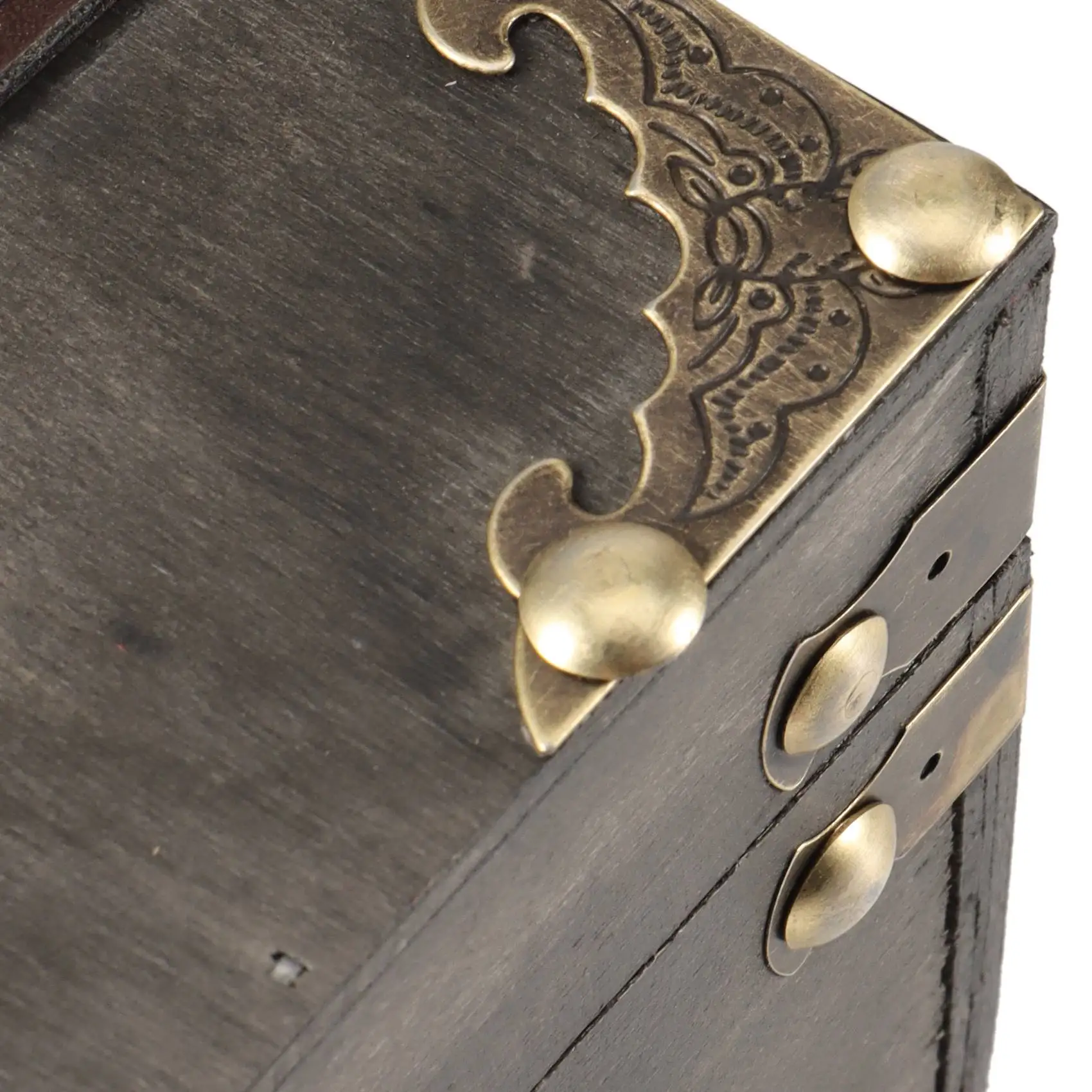 ABFN-caja de almacenamiento de madera Retro de estilo europeo, caja de almacenamiento para el hogar, decoración de caja de madera, accesorio de Escape de habitación