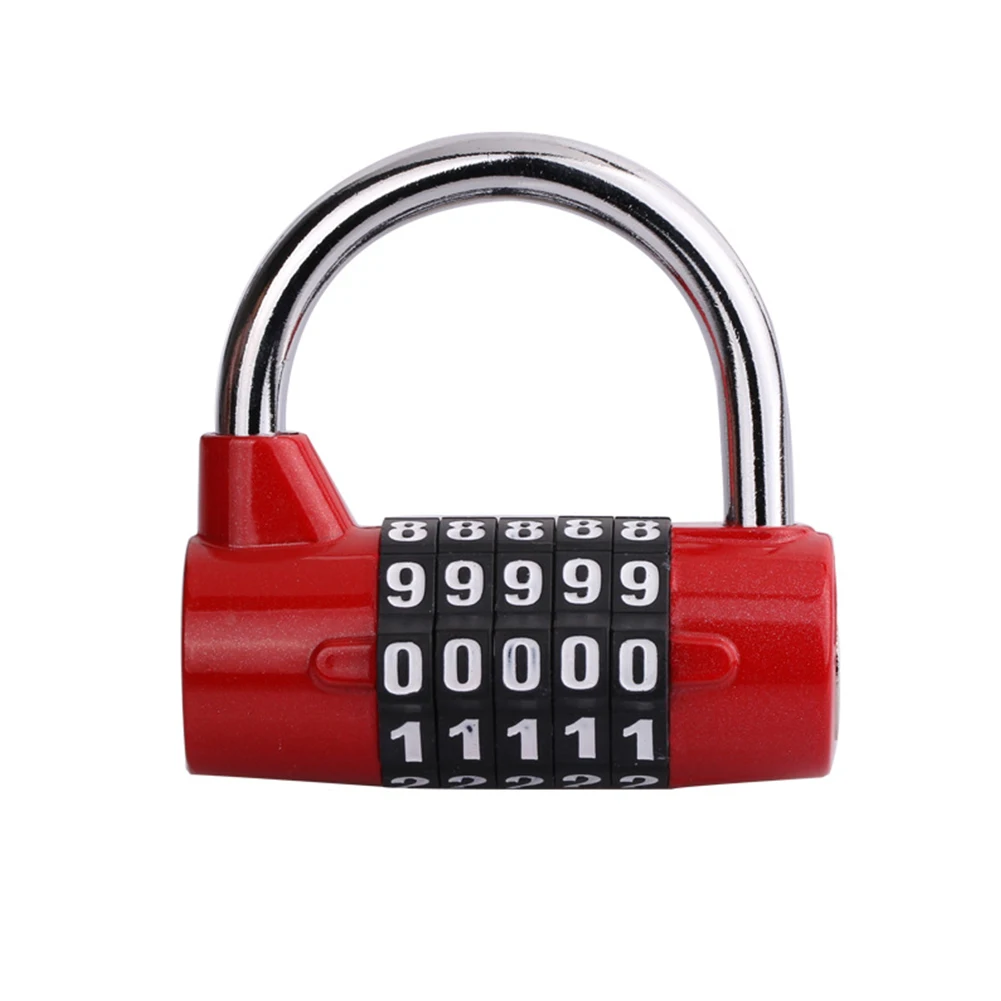 

100% Brand New Padlock Lock Gym Lock 5 Digit Combination Padlock Combination Lock For Computer Bag For Luggage