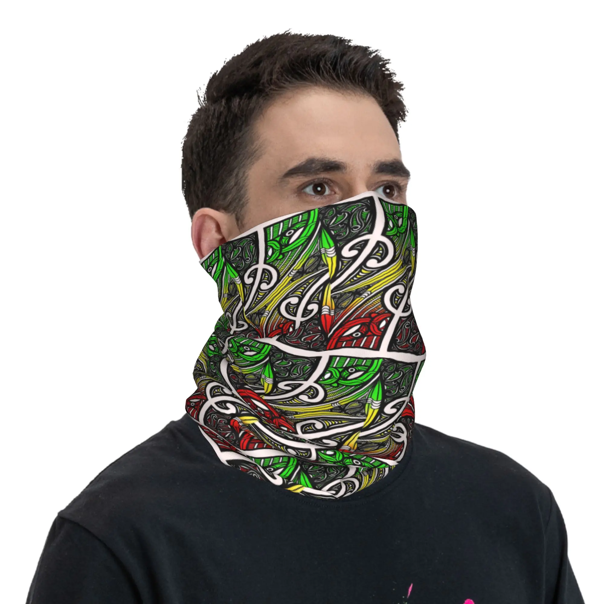 

TNT rasta дизайн бандана на шею шарф с принтом многофункциональный велосипедный шарф для бега для мужчин женщин взрослых весь сезон