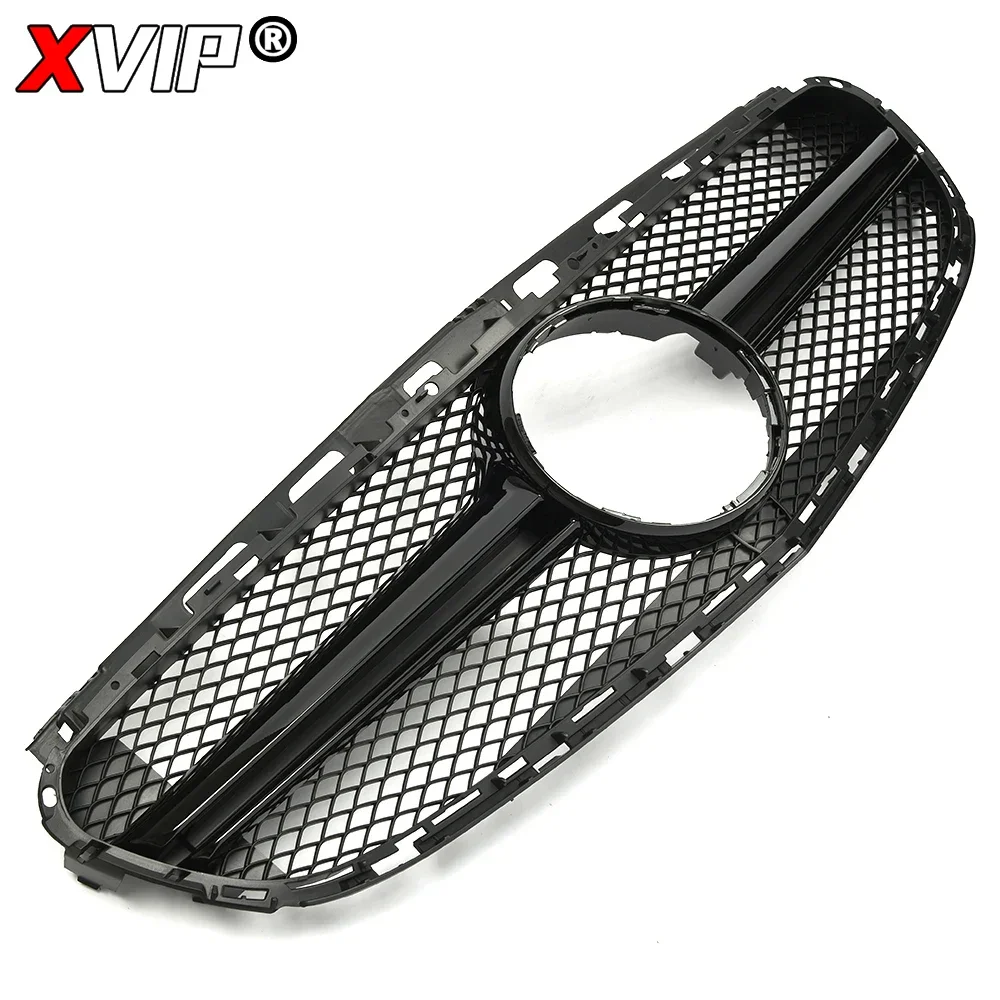 XVIP Glossy Black AMG Style Front Racing Grilles For Mercedes Benz E-Class W212 E200 E250 E350 E550 2014-2016 Tuning Accessories